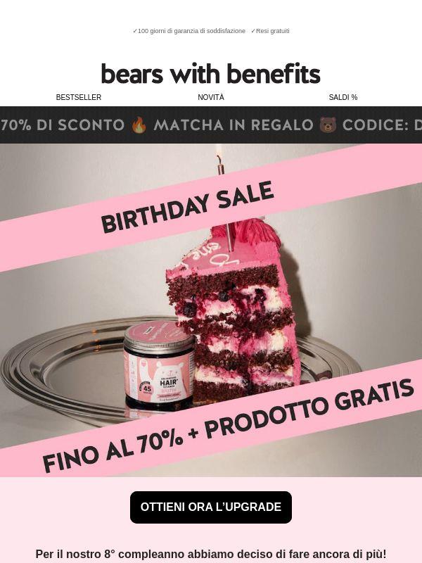 24H EXTRA: 70% di sconto + prodotto GRATIS – offerta prorogata!