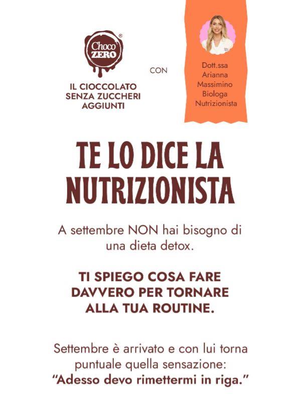 Te lo dice la nutrizionista: a settembre NON hai bisogno di una dieta detox