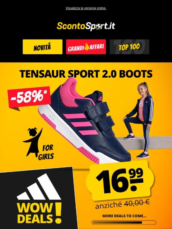 Solo 16,99 € 🤩 Scarpe adidas per bambine nell'offerta WOW!