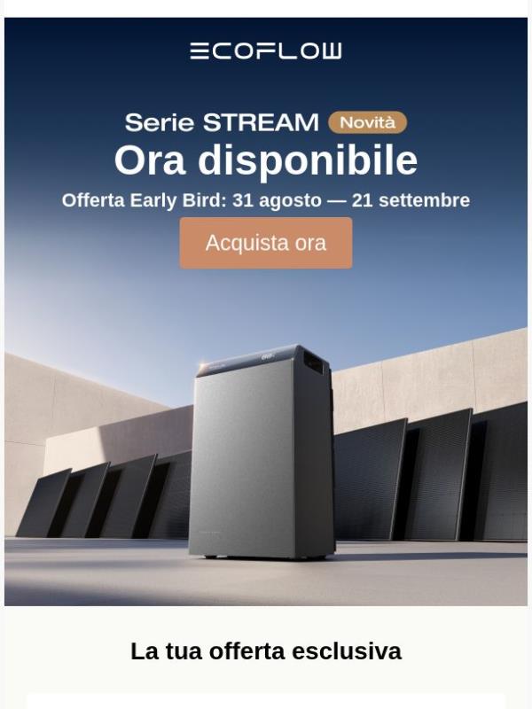 ⚡ Ora disponibile: fino a 800 € di sconto lancio + omaggi gratuiti