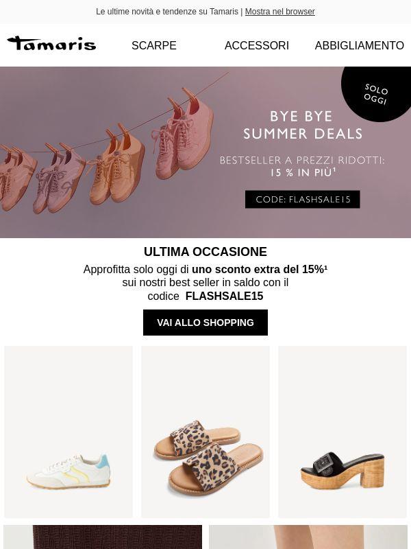 Solo oggi – 15 % in più sui best seller in saldo 🌞