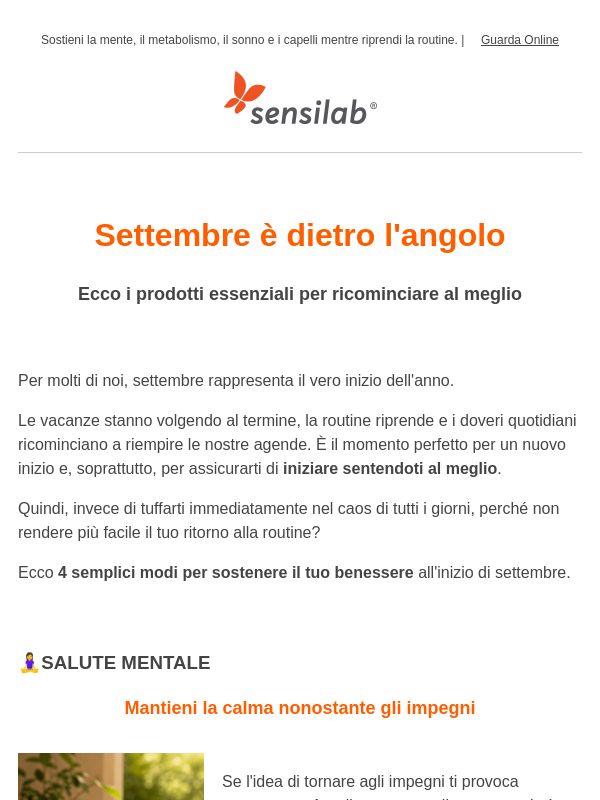 4 prodotti per un settembre speciale✨