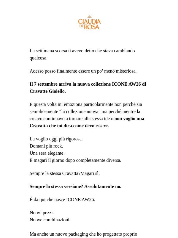 Finalmente posso dirtelo..