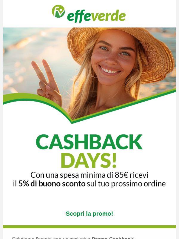 Salutiamo l'estate con una promo Cashback! 🎁