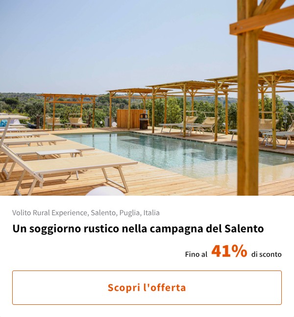 Un soggiorno rustico nella campagna del Salento