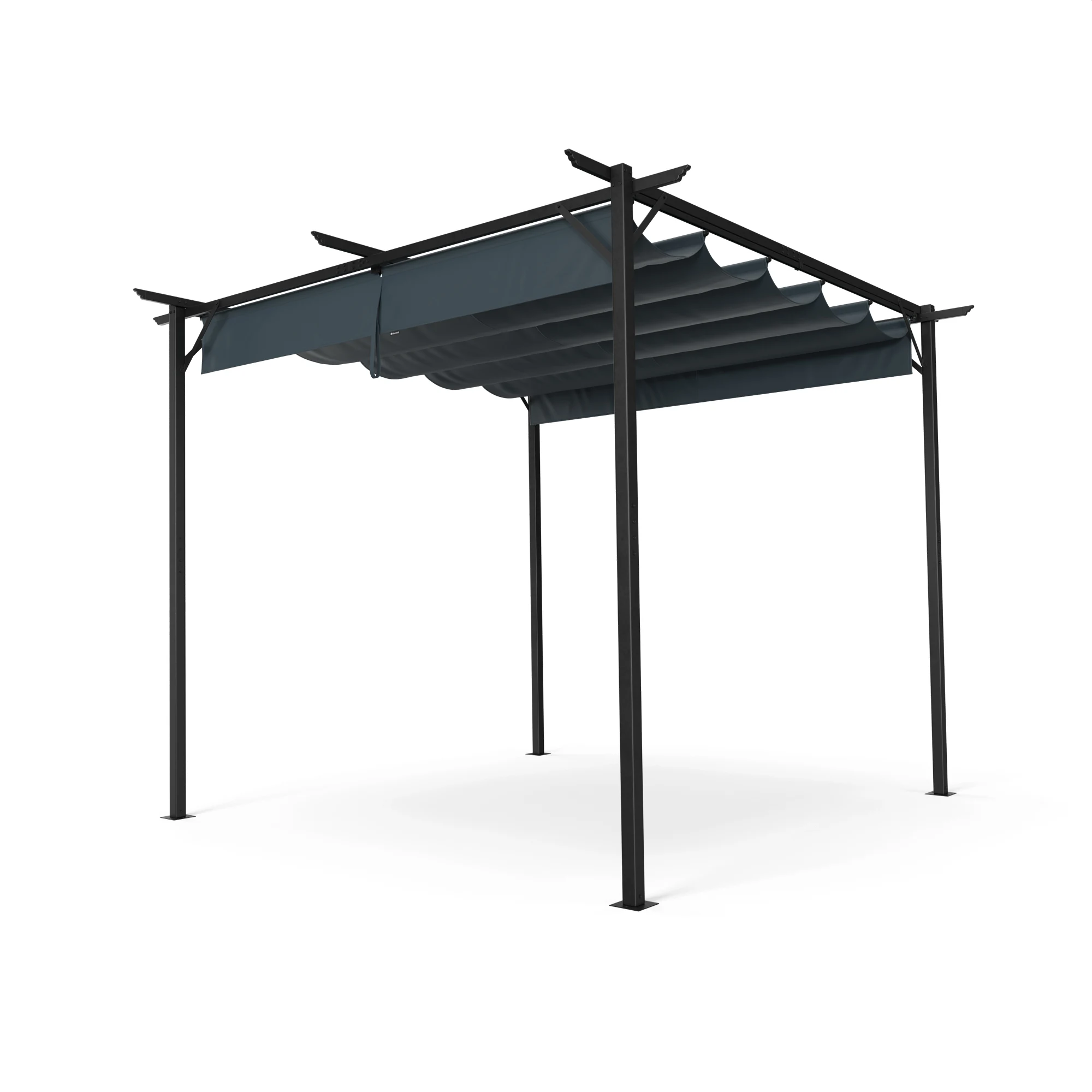 Pantheon Robust 3x3m Pergola Grigio Scuro