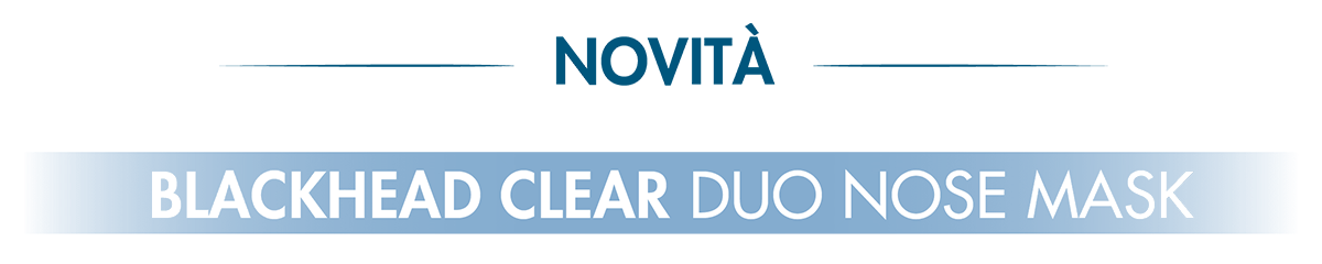 novità: blackhead clear duo nose mask