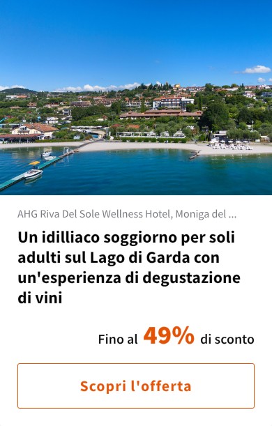 Un idilliaco soggiorno per soli adulti sul Lago di Garda con un'esperienza di degustazione di vini