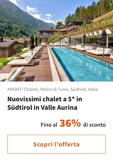 Nuovissimi chalet a 5* in Südtirol in Valle Aurina
