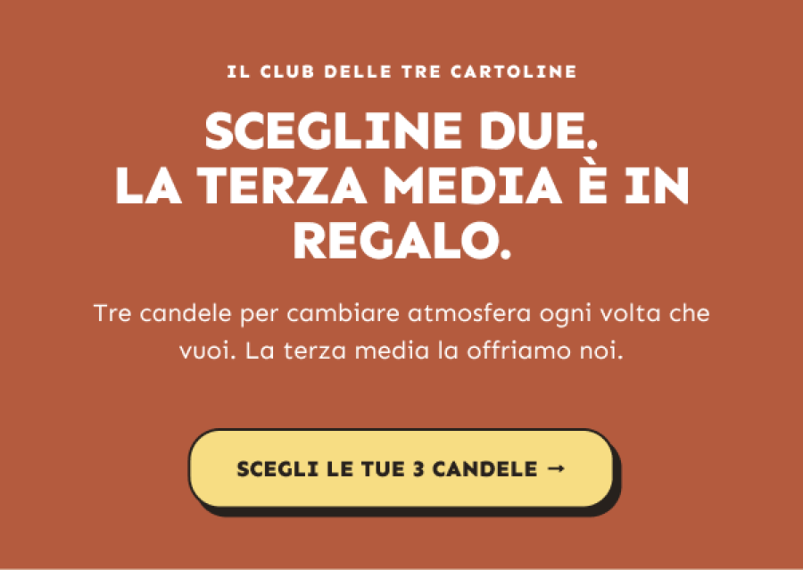 Scegline due, la terza media è in regalo
