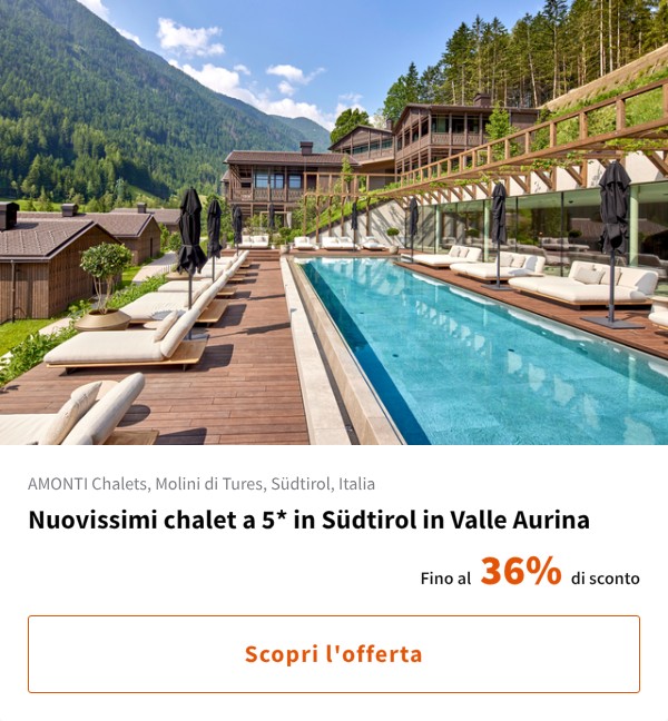 Nuovissimi chalet a 5* in Südtirol in Valle Aurina