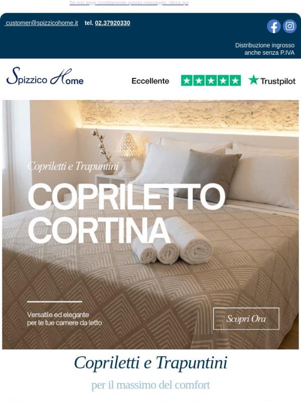 Copriletti e Trapuntini ✨ È il momento giusto per approfittarne 👈