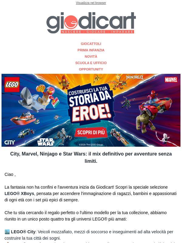 🚀 Pronti per l'avventura? Scopri la selezione LEGO XBoys!