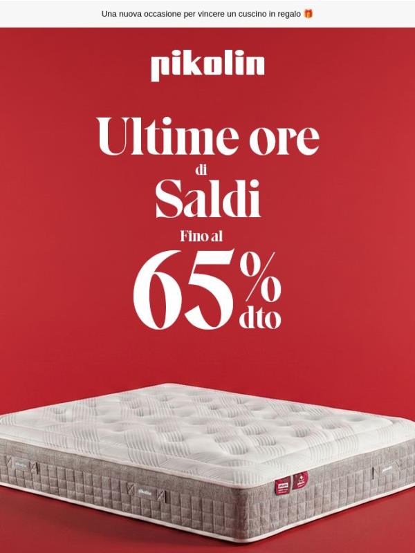 🚨 ULTIME ORE con sconti fino al -65% nei saldi!