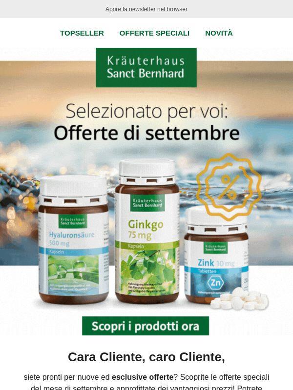 Offerte di settembre