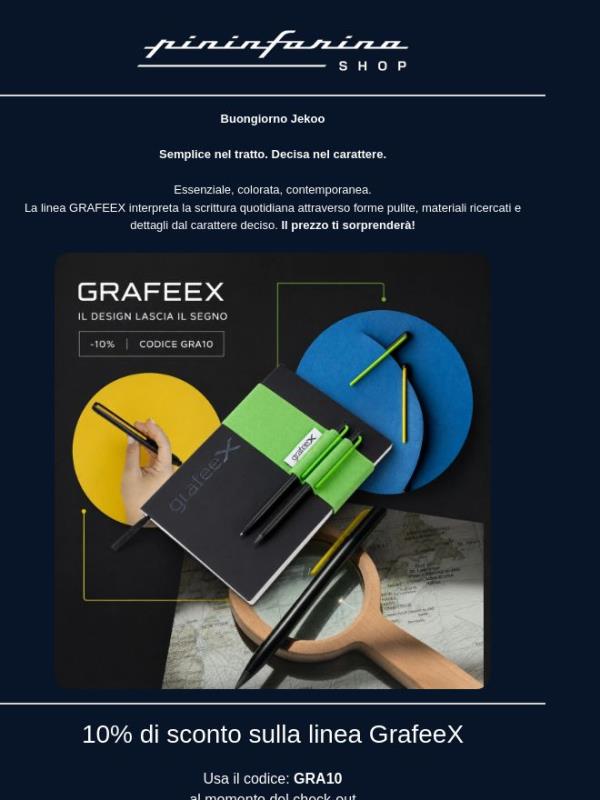 GRAFEEX: Una linea di Colorata che lascia il segno.
