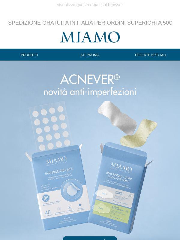 💙 Novità anti-imperfezioni: completa il tuo protocollo Acnever!