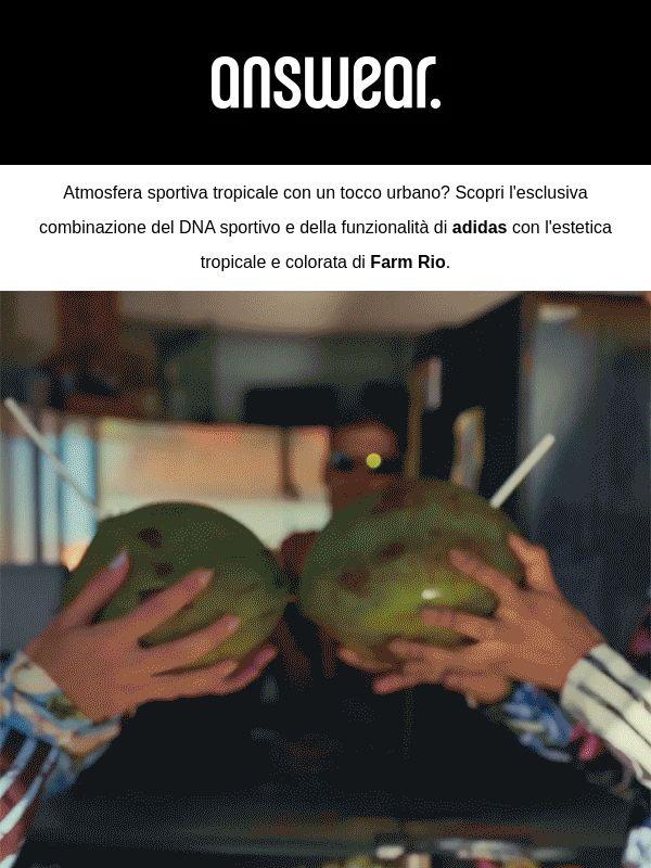 La nuova collezione adidas x Farm Rio! Tanta sportività, tanti colori e un'energia irresistibile.