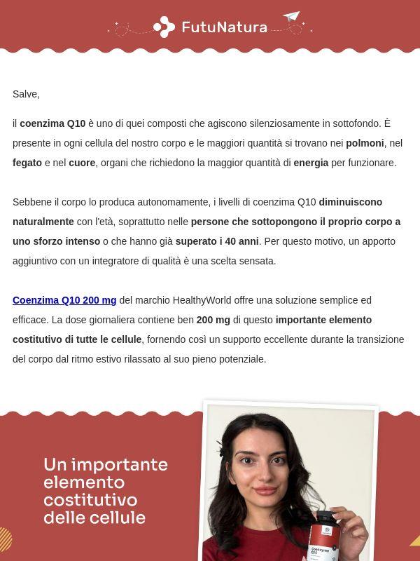 Il carburante di ogni cellula: coenzima Q10 🔋