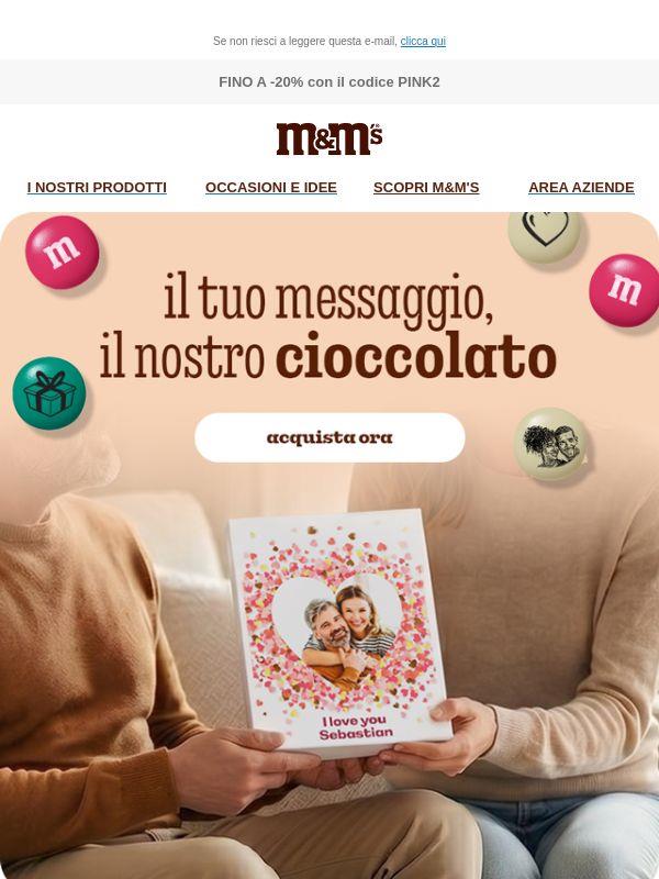 La tua scatola di cioccolatini dei sogni!