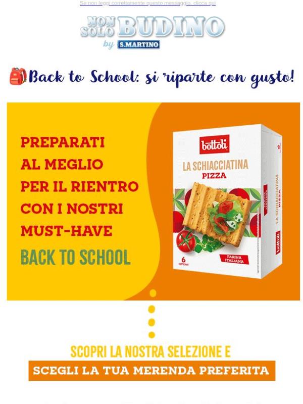 🎒Back to School: si riparte con gusto!