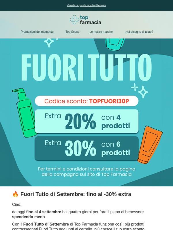 🔥 Il Fuori Tutto di Settembre è iniziato