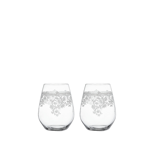 46 cl - Arabesque Bicchiere Cocktail Tumbler In Vetro Cristallino - Set 2 Pz