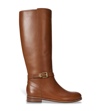 Stivali in pelle marrone Brooke II