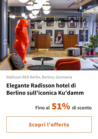 Elegante Radisson hotel di Berlino sull'iconica Ku'damm