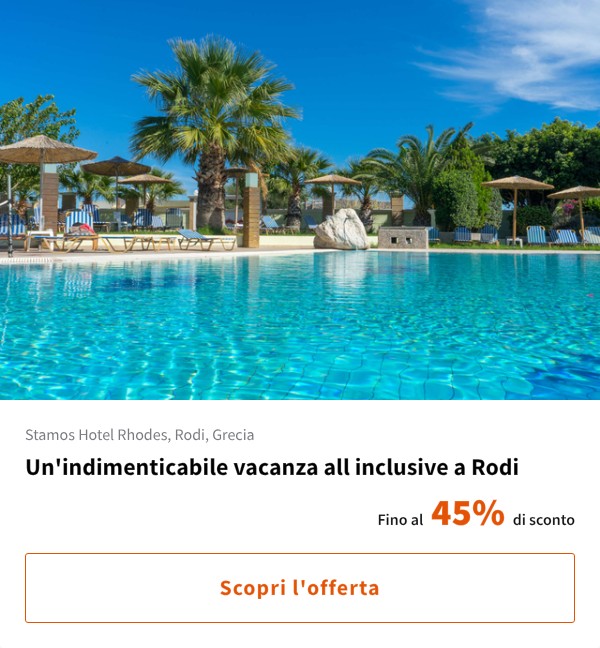 Un'indimenticabile vacanza all inclusive a Rodi
