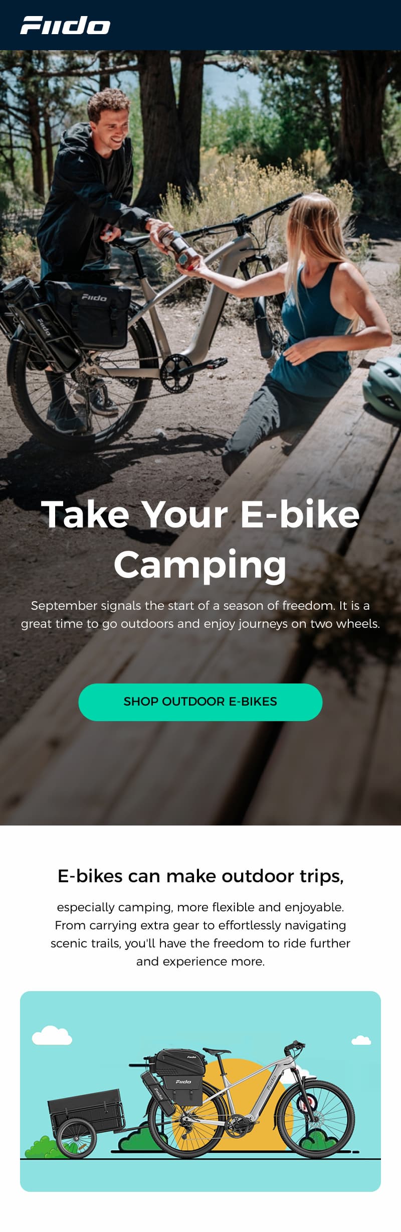 Take Your E-bike Camping