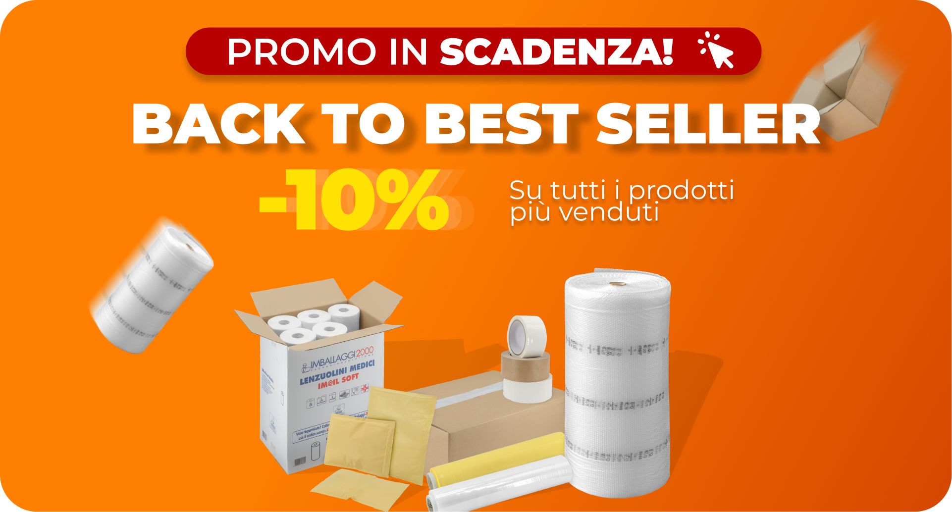 Back to best sellers -10% su tutti i prodotti più venduti