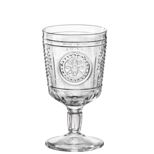 32 cl - Romantic Calice Acqua in Vetro - Set 6 Pezzi