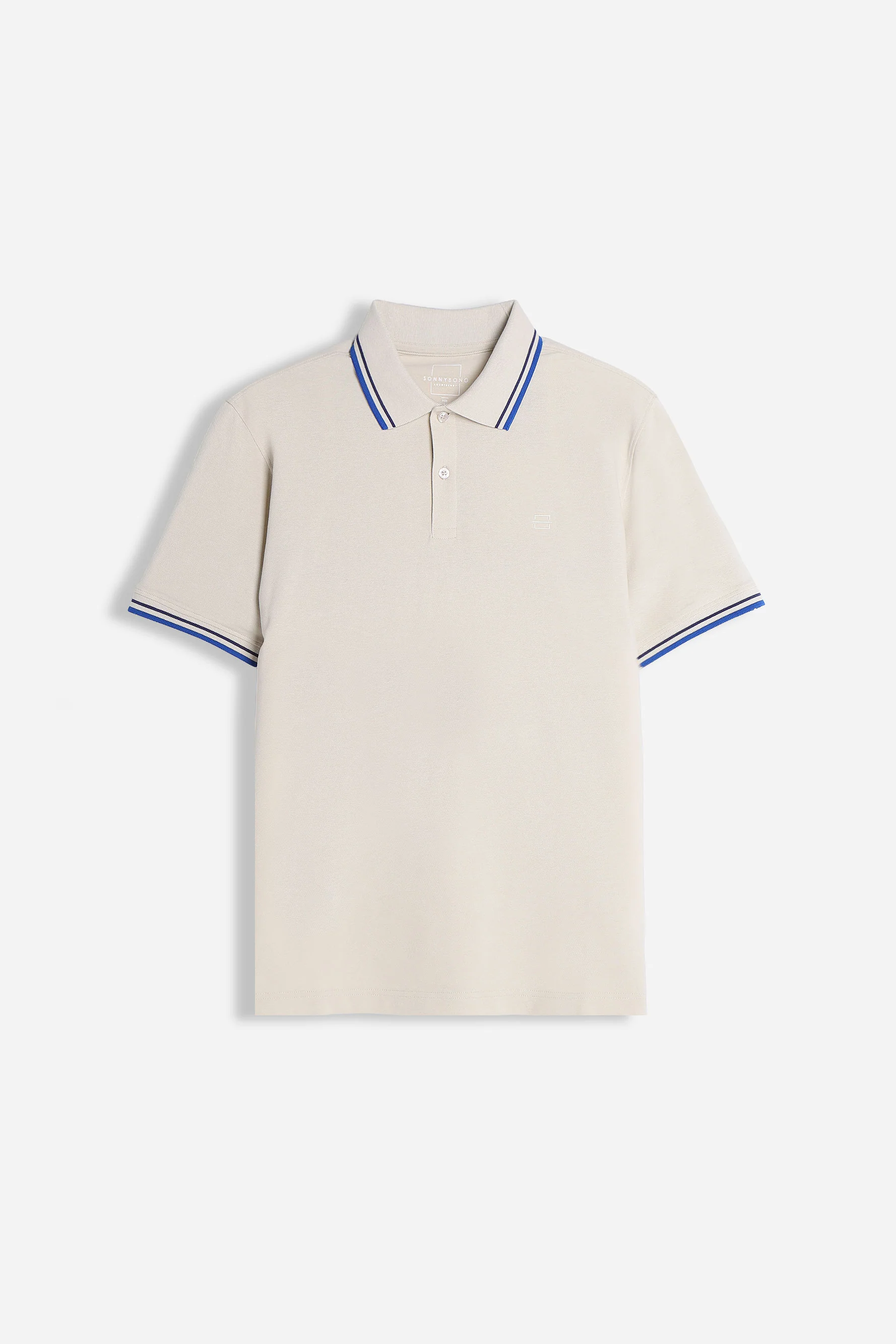 Image of POLO IN PIQUET BASIC BEIGE CHIARO