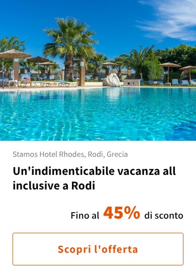 Un'indimenticabile vacanza all inclusive a Rodi