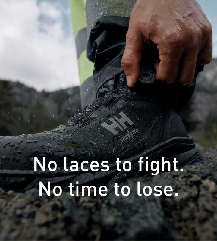 No laces to fight. No time to lose. 
