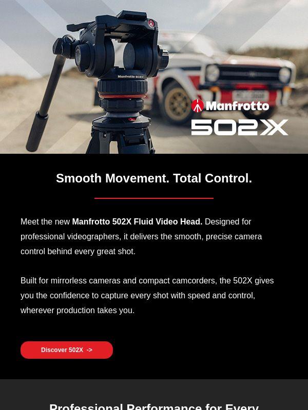 Introducing the new 502X Fluid Video Head