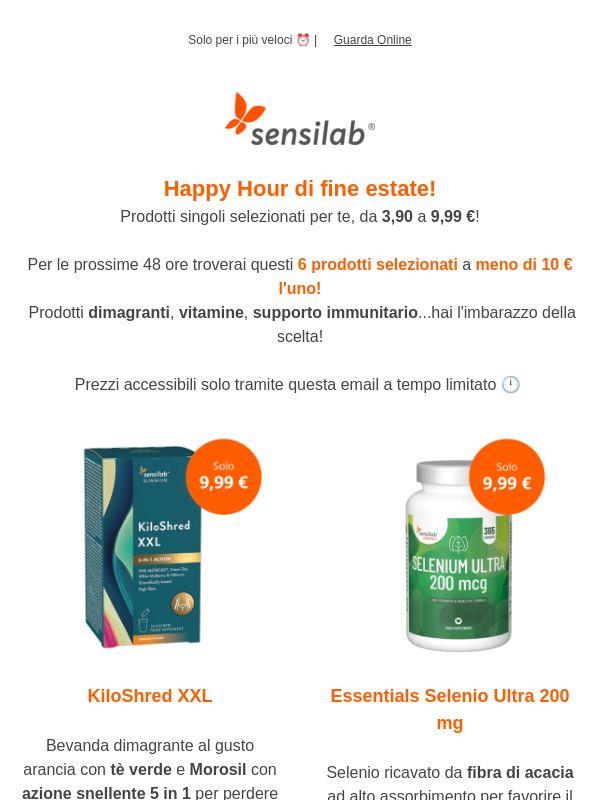 Prodotti FINO A 9,99 €🍀