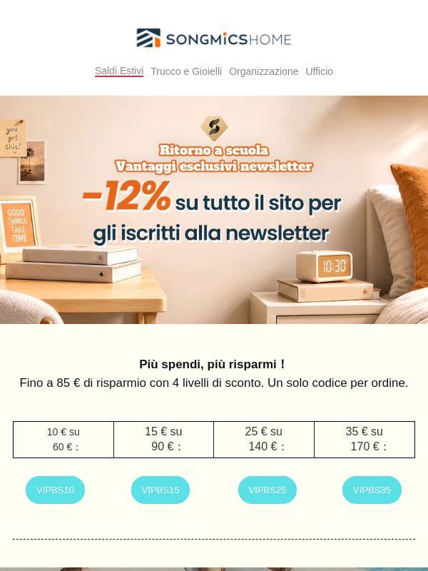 Pronti per la scuola? -12% per te!