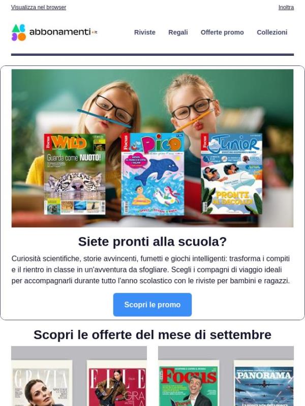 Settembre non ti temo! Riparti alla grande con Abbonamenti.it