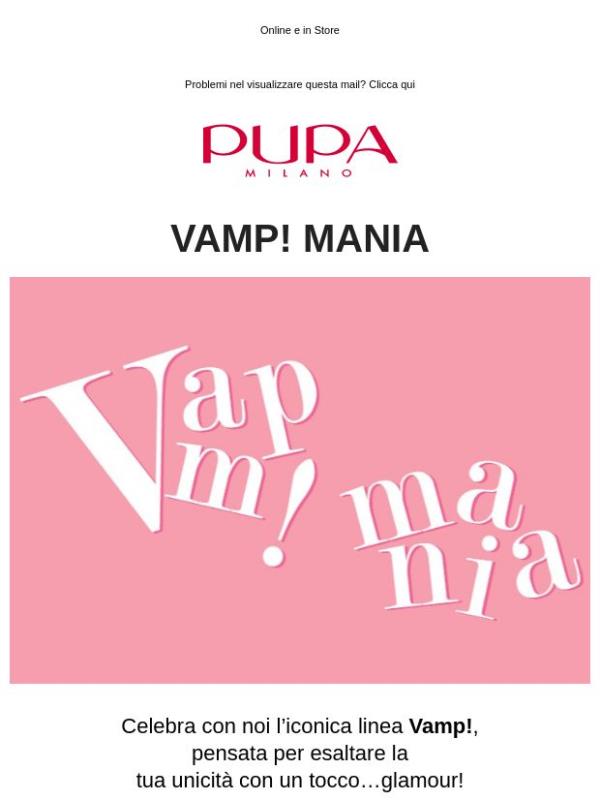 VAMP! MANIA: Fino al -30% sulla gamma Vamp!