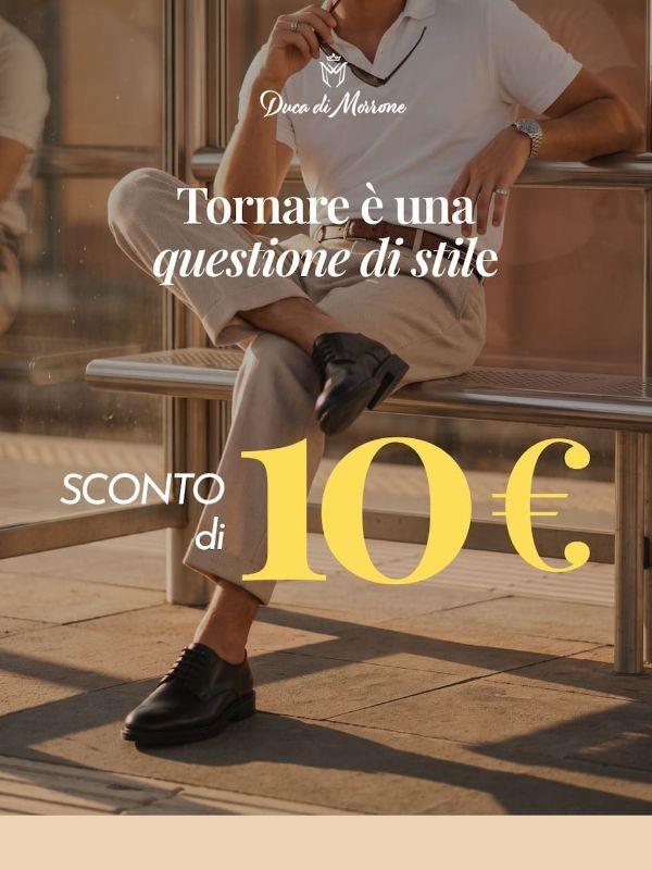 Solo fino a domenica: -10€ su tutto il catalogo Duca di Morrone