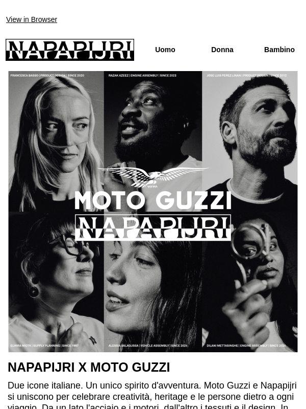 Napapijri x Moto Guzzi