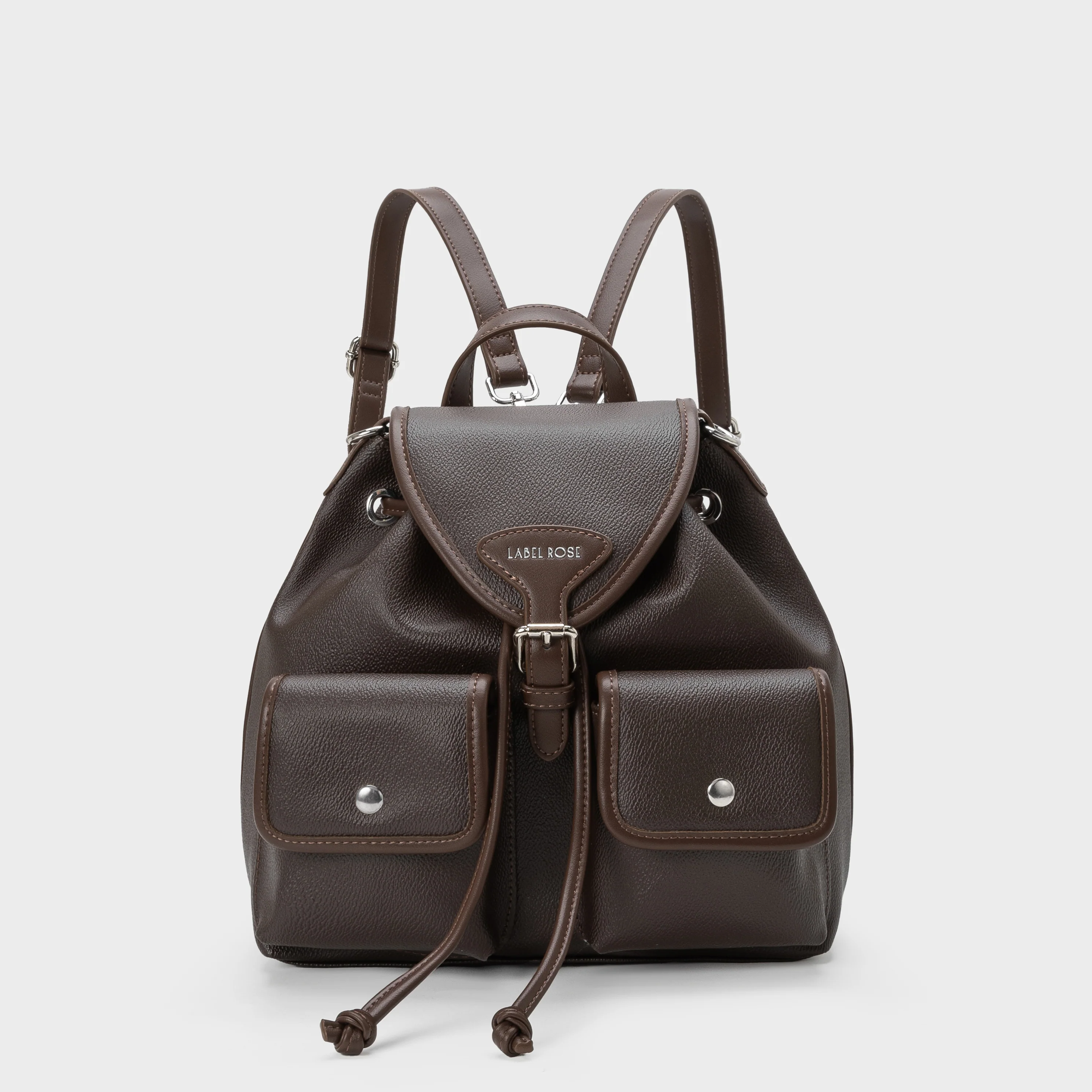 Image of Zaino BAGPACK - DARK BROWN