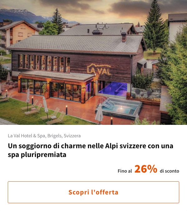 Un soggiorno di charme nelle Alpi svizzere con una spa pluripremiata