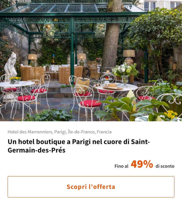 Un hotel boutique a Parigi nel cuore di Saint-Germain-des-Prés