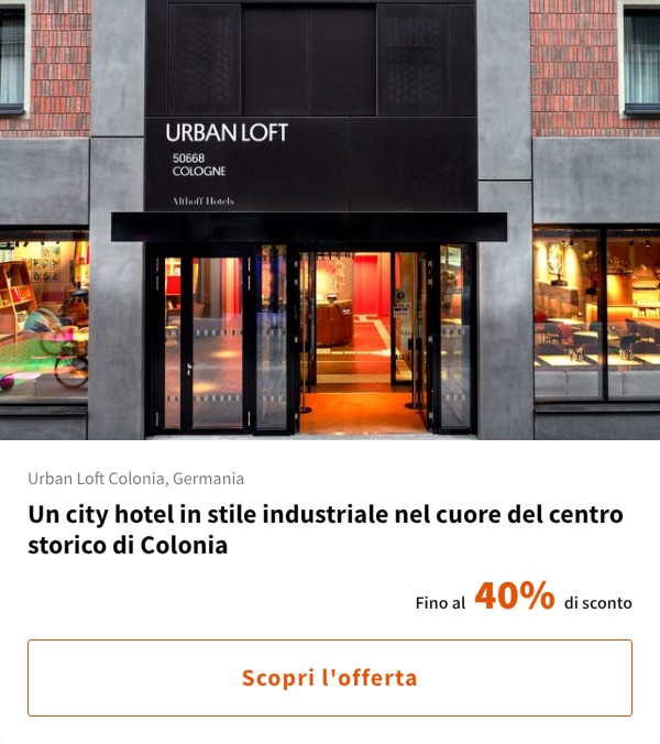 Un city hotel in stile industriale nel cuore del centro storico di Colonia