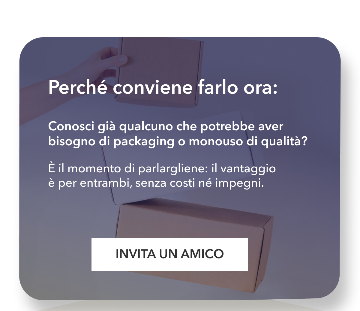 Perché farlo ora
