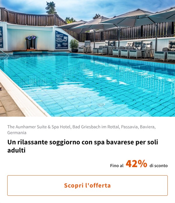 Un rilassante soggiorno con spa bavarese per soli adulti