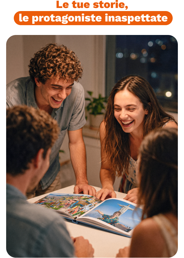 Stampare un FotoLibro significa condividere le tue emozioni con chi ti vuole bene
